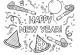 Coloriage A Decalquer Coloriage Happy New Year Printable Dessin