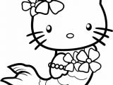 Coloriage A Imprimer De Hello Kitty Gratuit Hello Kitty Mermaid Coloring Pages