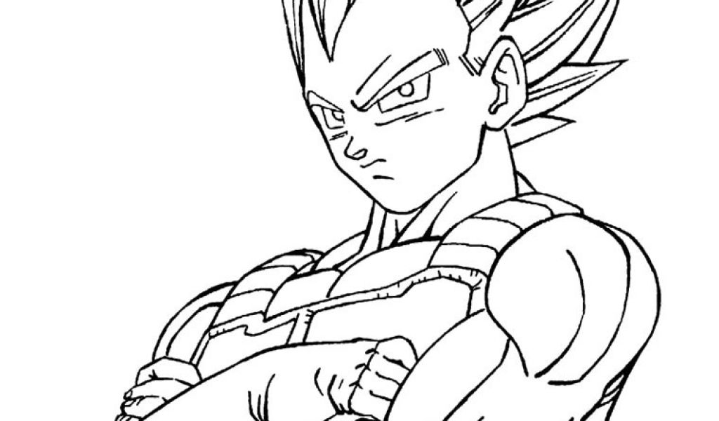 Coloriage à Imprimer Dragon Ball Z Vegeto Coloriage Dragon Ball Z Ve A