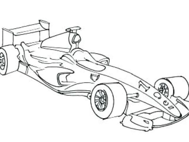 Coloriage A Imprimer formule 1 Coloriage Voiture De Course ...