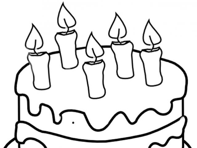  Coloriage  A Imprimer  Gateau  Dessin Gateau  D Anniversaire  3  