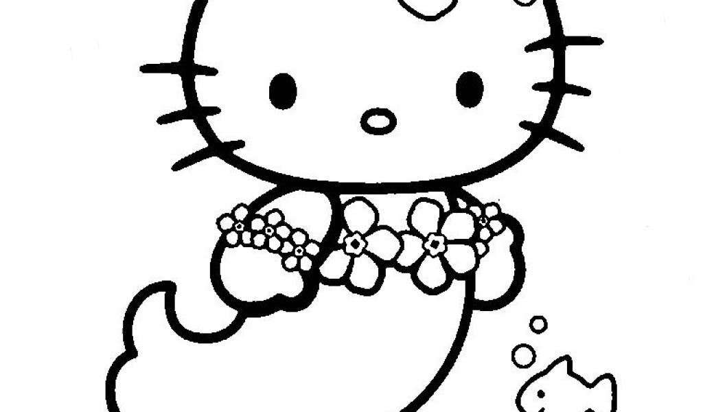 Coloriage  Imprimer Hello  Kitty  Coeur 19 Dessins  De 