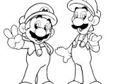 Coloriage A Imprimer Mario Et Luigi Coloriage 12 Dessin Luigi