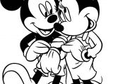Coloriage à Imprimer Mickey Et Ses Amis Mickey Mouse and Minnie Hand In Hand Images