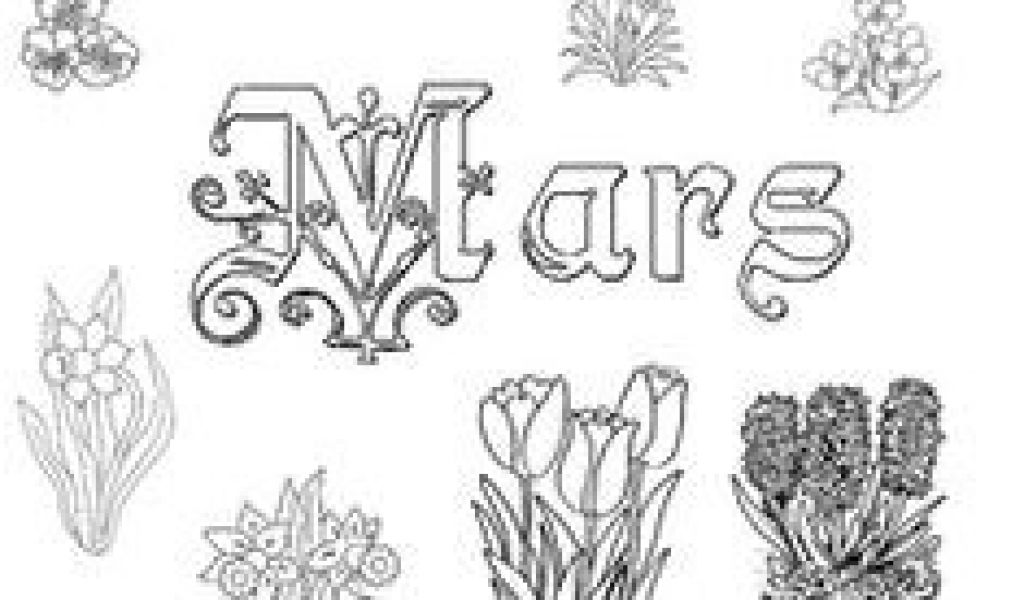 Coloriage à Imprimer Mois De Mars 12 Meilleures Images Du Tableau Mois