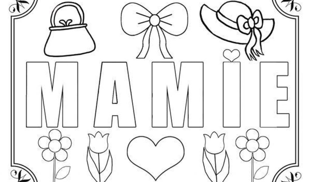 Coloriage A Imprimer Pour Anniversaire Mamie Coloriage Fete Des Mamies Danieguto