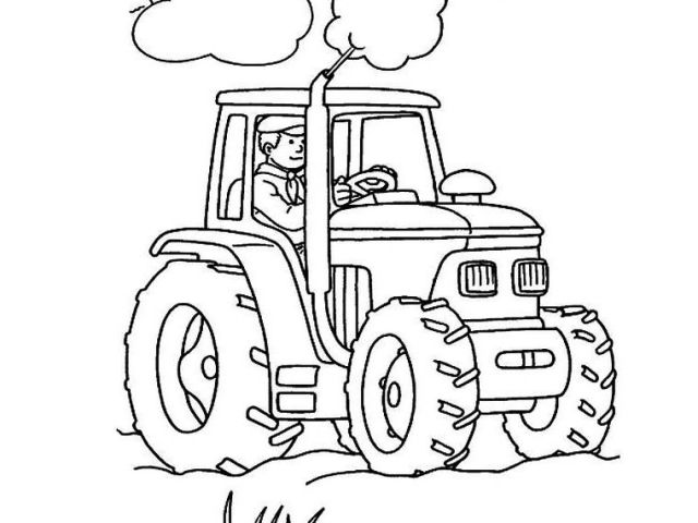 Coloriage à Imprimer Tracteur Massey Ferguson Coloriage Tracteur Massey