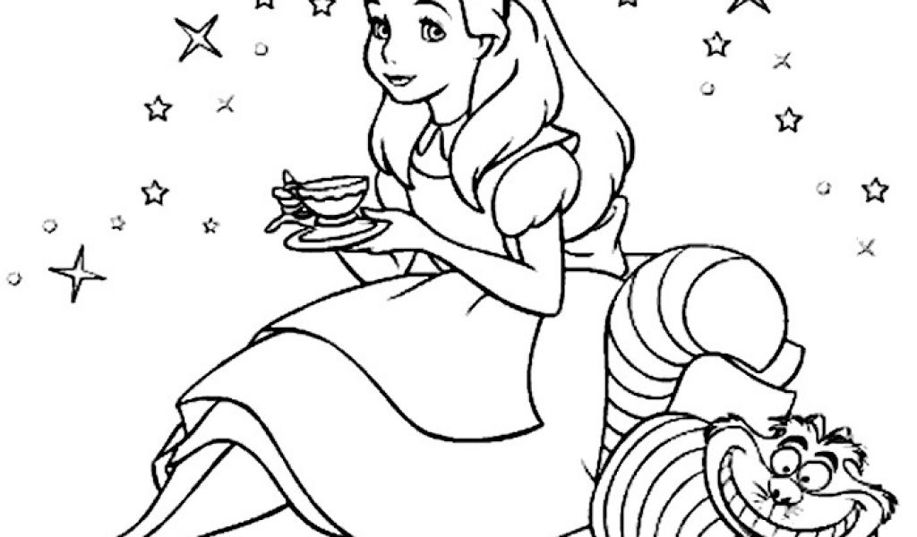 Coloriage Alice Au Pays Des Merveilles A Imprimer 20 Dessins De