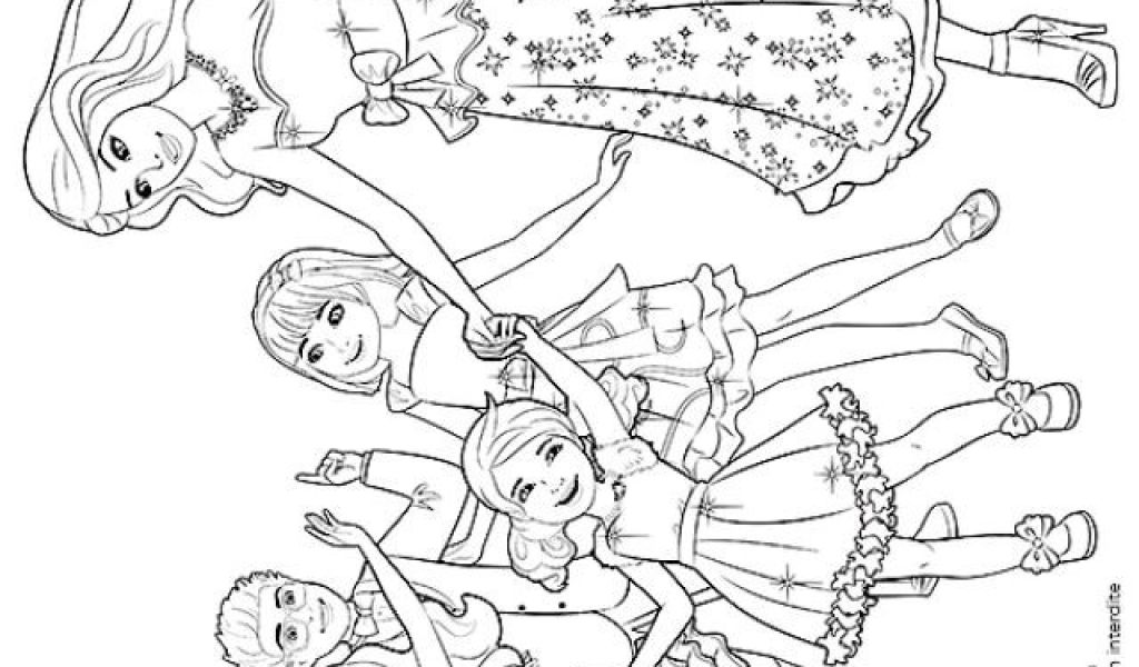 Coloriage Barbie Et Ses soeurs Coloriage à Imprimer Barbie Poney