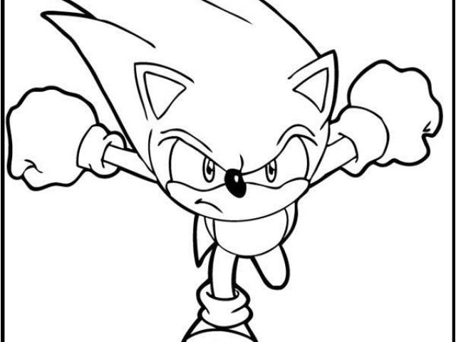 Coloriage Blaze sonic sonic Running Printable Coloring Picture for Kids ...