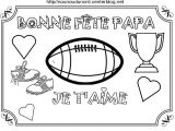Coloriage Bonne Fete Papa Nounou Du nord Coloriage Bonne Fªte Papa Th¨me Foot Basket Rugby