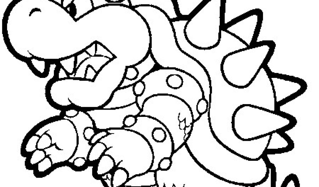 Coloriage Bowser Squelette Coloriage Bowser Squelette | danieguto