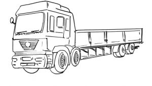 Coloriage Camion Remorque Semi Remorque 11 Transport – Coloriages   Imprimer