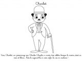 Coloriage Charlie Chaplin Coloriage   Imprimer Charlot Ecole Et Cinéma Pinterest