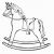 Coloriage Cheval à Bascule Colorare Cavallo Disegno Cavallo A Dondolo
