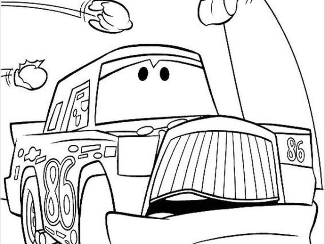 Coloriage Chick Hicks Index Of Coloriages Films Cars Quatre Roues Pixar ...