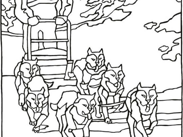 Coloriage Chien De Traineau 20 Dessins De Coloriage Chien De Traineau à