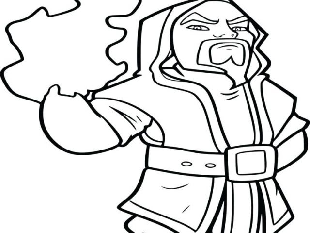 Coloriage Clash Of Clans A Imprimer