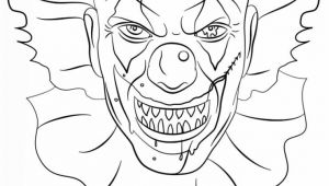 Coloriage Clown Tueur Halloween Scary Clown Coloring Pages