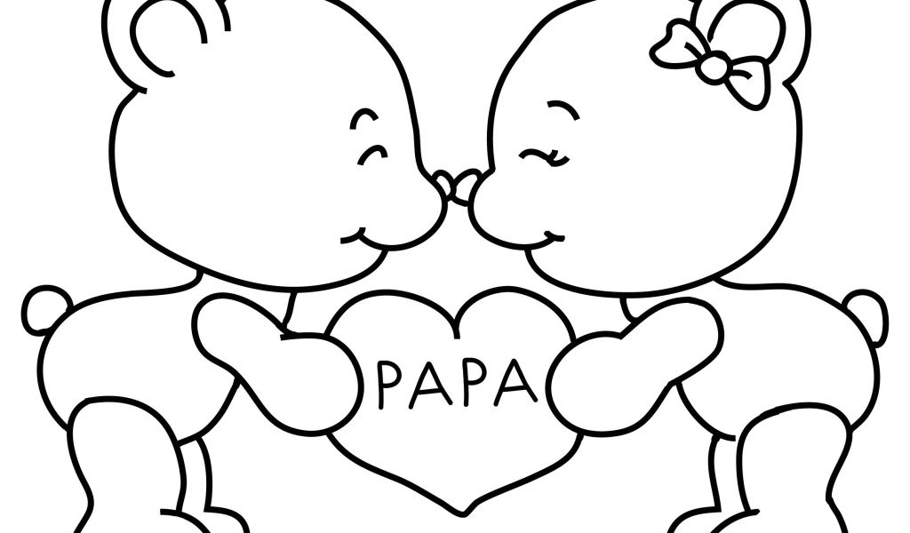  Coloriage  D Amour A Imprimer Gratuit Coloriage  J Aime Mon 