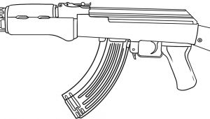 Coloriage De Ak 47 Sniper Rifle Drawing at Getdrawings