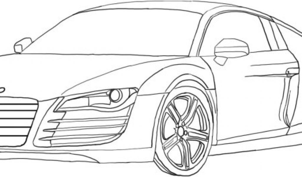 Coloriage De Audi R8 A Imprimer Coloriage Audi R8 à ...