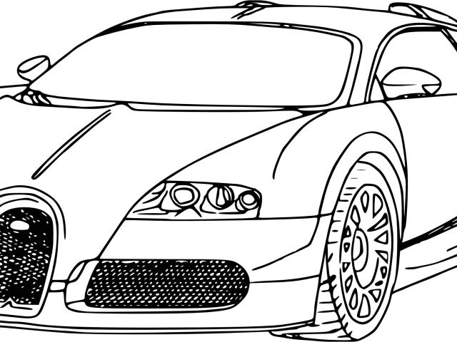  Coloriage  De Bugatti  Coloriage  Voiture  Bugatti  Veyron  L 