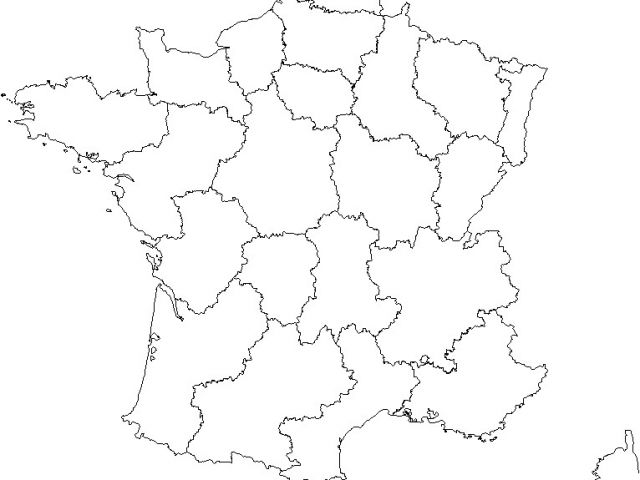Coloriage De Carte De France Cartograf Cartes De France Régions Et
