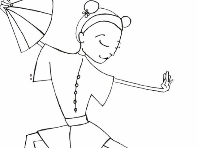 Coloriage Cerf Volant Chinois