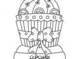 Coloriage De Cupcake à Imprimer Un Grand G¢teau Décoré Avec Des Fleurs   Colorer