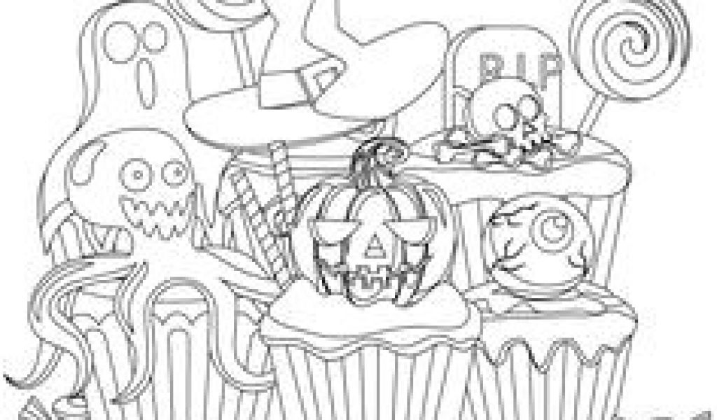 Download Coloriage De Cupcake Kawaii 25 Best Coloriages D Halloween Coloring Pages Images On Pinterest ...