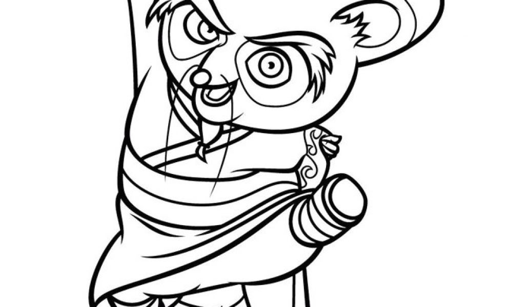 Coloriage De Kung Fu Panda 2 Coloriage Kung Fu Panda Shifu A Imprimer