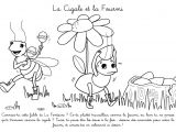 Coloriage De La Cigale Et La Fourmi Image Fleur Muguet A Colorier Pour Enfants A Imprimer Gratuitement