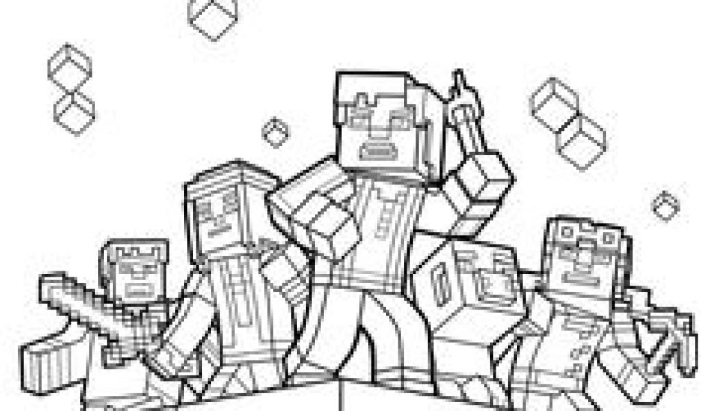 Coloriage De Minecraft Creeper Creepers Pdf Printable Coloring Page