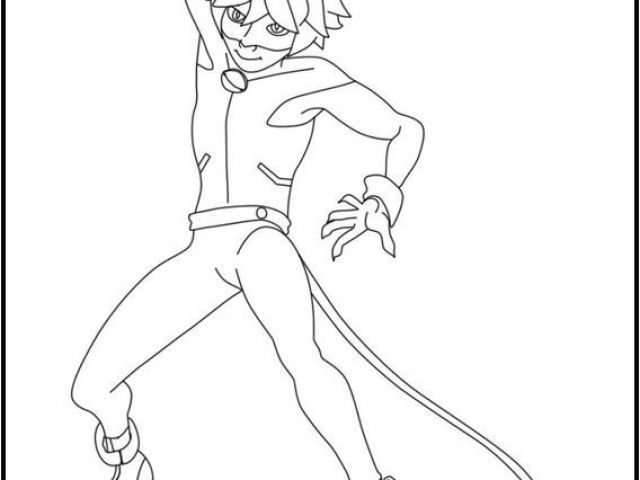 Coloriage De Miraculous Ladybug Et Chat Noir Desenhos Para Colorir Para