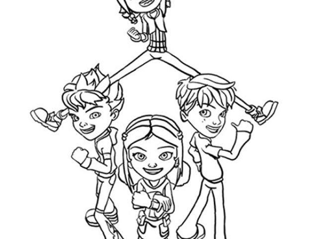 Monster Buster Club Coloriage