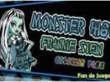 Coloriage De Monster High Lagoona Monster High Frankie Zbarven­ Malba Hra Online Hra