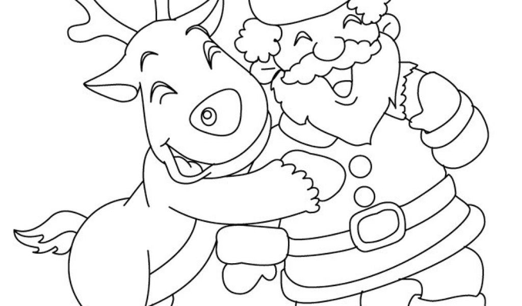 Coloriage De Rennes Du Pere Noel A Imprimer 100 Dessins De Coloriage No