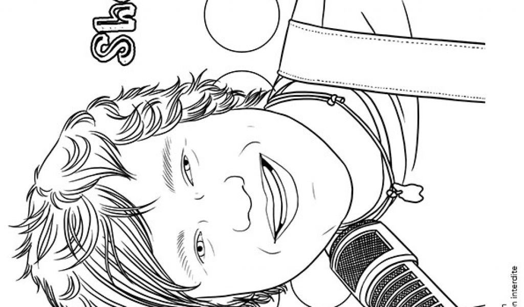 Coloriage Selena Gomez A Imprimer