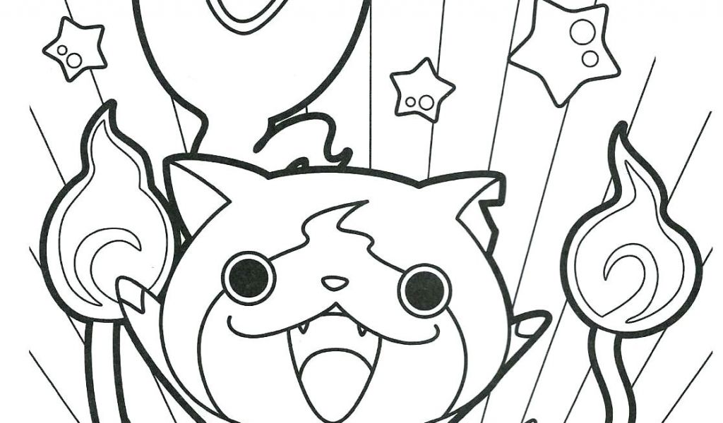 Coloriage De Yo Kai Watch A Imprimer Gratuit Coloriages Imprimer Des