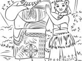 Coloriage Disney Vaiana Gratuit Tui and Sina From Moana Coloring Page