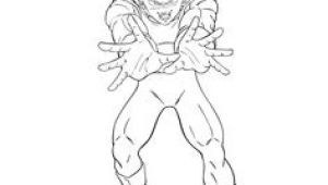 Coloriage Dragon Ball Z Sangohan Super Sayen 4 A Black & White Drawing Inspired by the Character Of Cell In Dragon