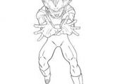 Coloriage Dragon Ball Za Imprimer A Black & White Drawing Inspired by the Character Of Cell In Dragon