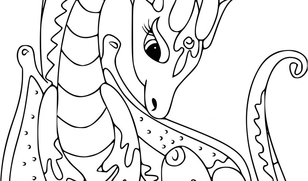 Coloriage Dragon Qui Crache Du Feu