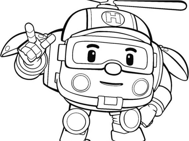 Coloriage En Ligne Robocar Poli Robocar Poli Drawing at Getdrawings