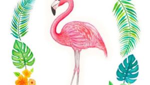 Coloriage Flamant Rose Imprimé Flamingo Art Print Tropical Art Decor Nursery Art Pink Flamingo