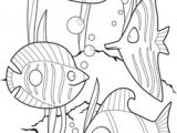 Coloriage Fond Marin Maternelle Color the Fancy Fish