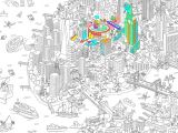 Coloriage Geant New York Omy Poster Geant De New York A Colorier