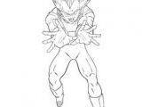 Coloriage Gogeta Super Sayen 4 A Black & White Drawing Inspired by the Character Of Cell In Dragon