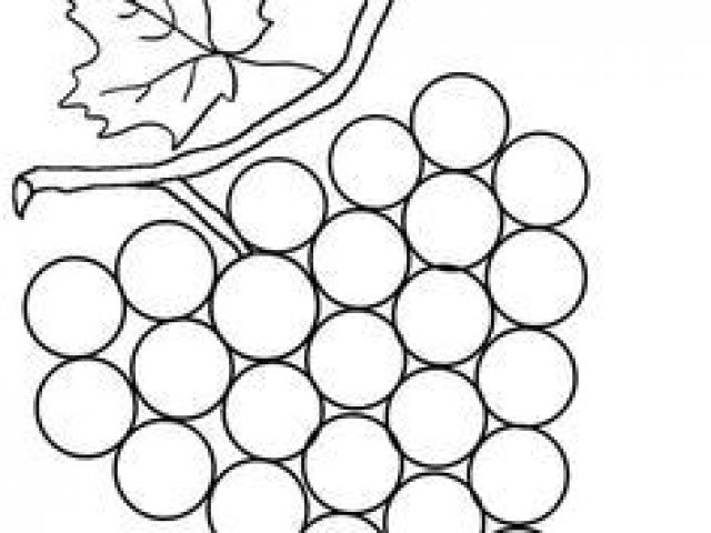 Coloriage Grappe De Raisin à Imprimer Free Dot Marker Printables